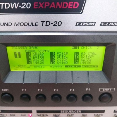 Roland TD-20 V-Drum Percussion Sound Module for sale online
