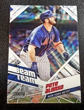 2021 Topps Stadium Club Chrome - Beam Team Pete Alonso #BTC-12 Wave Refractor