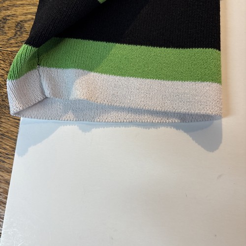 DRESS BARN WOMEN Long Sleeve Sweater, Black Green White Strips, Medium - Picture 4 of 14