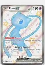 Mew ex Holo Shiny Ultra Rare SV: Paldean Fates 216/091 NM on eBay