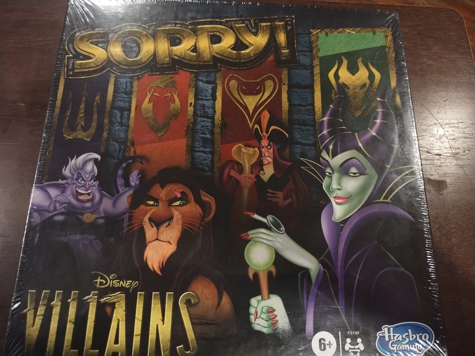 Hasbro Gaming, Sorry Disney Villains. ¡Nuevo, SELLADO! Foto 2 de 4