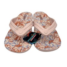 Skechers Foamies Bay Breeze Island Kiss Flip Flop Sandals Women Size 9 Floral