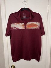 All in motion Polo Shirt Men's Size Medium Short Sleeve Large Athletic Feel