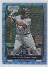 2012 Bowman Chrome Prospects Blue Wave Refractor Juaner Aguasvivas #BCP167 1i9