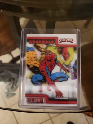 E-7 SPIDER-MAN Upper Deck Marvel Allegiance Secret Wars ENSEMBLE LENTICULAR
