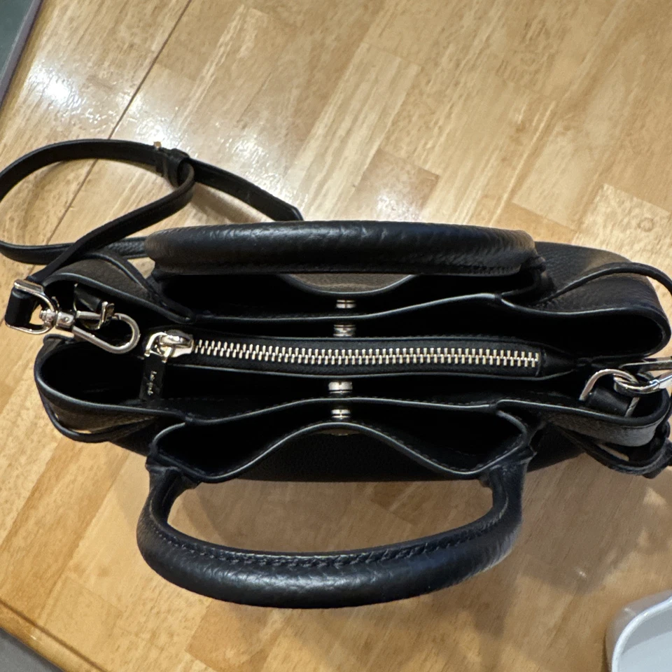 Kate Spade пельмени sm сумка через плечо Hobo сумка с короткими ручками кожи золото черный - Изображение 2 из 4