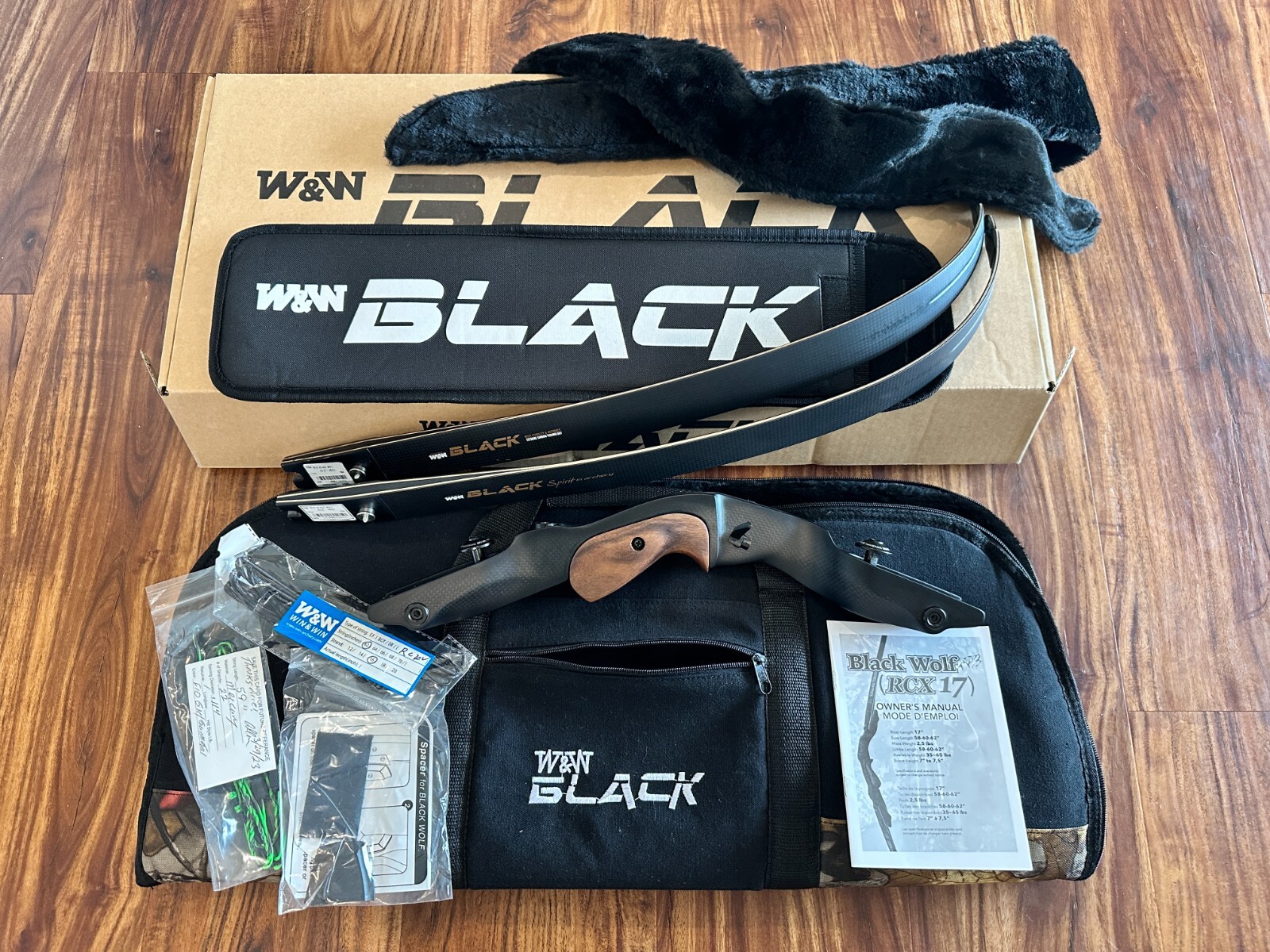Win & Win Black Wolf Recurve Bow RH 40 eBay