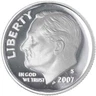 2007 S Silver Proof Roosevelt Dime
