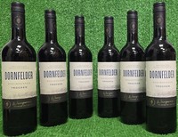 (6,42€/L) 6X Wein Genuss Dornfelder Rotwein Trocken 0,7L Liter Flasche Versand0€