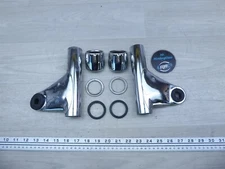 1977 Kawasaki KZ650 K660) chrome front fork ears headlight mounts set