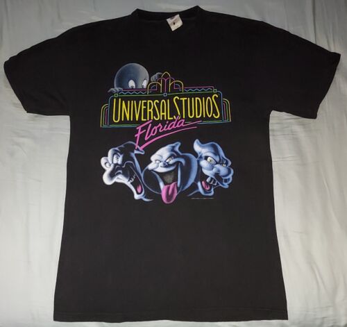 VTG 1995 CASPER THE FRIENDLY GHOST T SHIRT LARGE UNIVERSAL STUDIOS FLORIDA 90s - Afbeelding 1 van 6