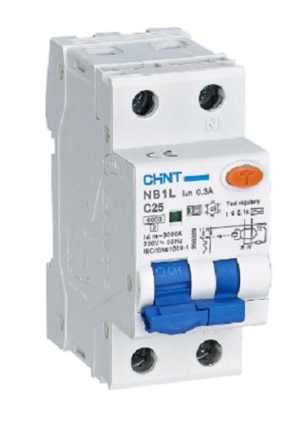 CHINT NB1L2/C6-1PN-6-AC30 -INTERRUTTORE MAGNETOTERMICO 1P+N 6A 203292