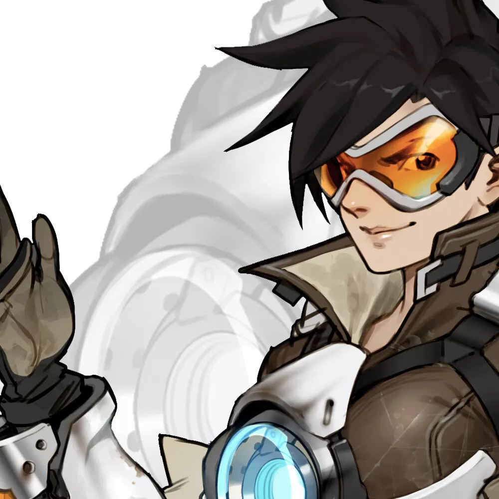 Tracer from Overwatch Art Print