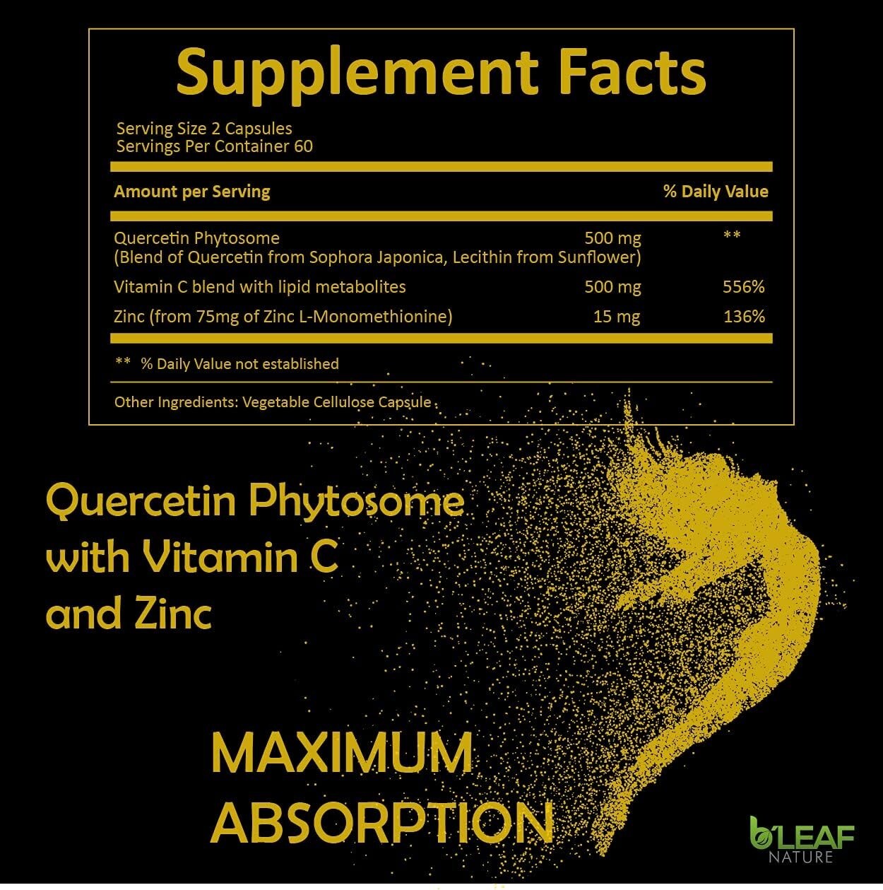 New Quercetin Phytosome with Vitamin C and Zinc Super Absorption