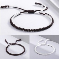 Buddhist Braided Bracelet Coffee Adjustable Bracelets Friend Rope Unisex Jewelry
