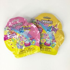 Lot of 2 FINGERLINGS MINIS Series 3 Charm Set Yellow-Pink Foil Surprise Bags NEW