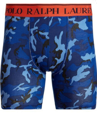 Polo RALPH LAUREN Men's Underwear Boxer Brief Blue Navy Camouflage