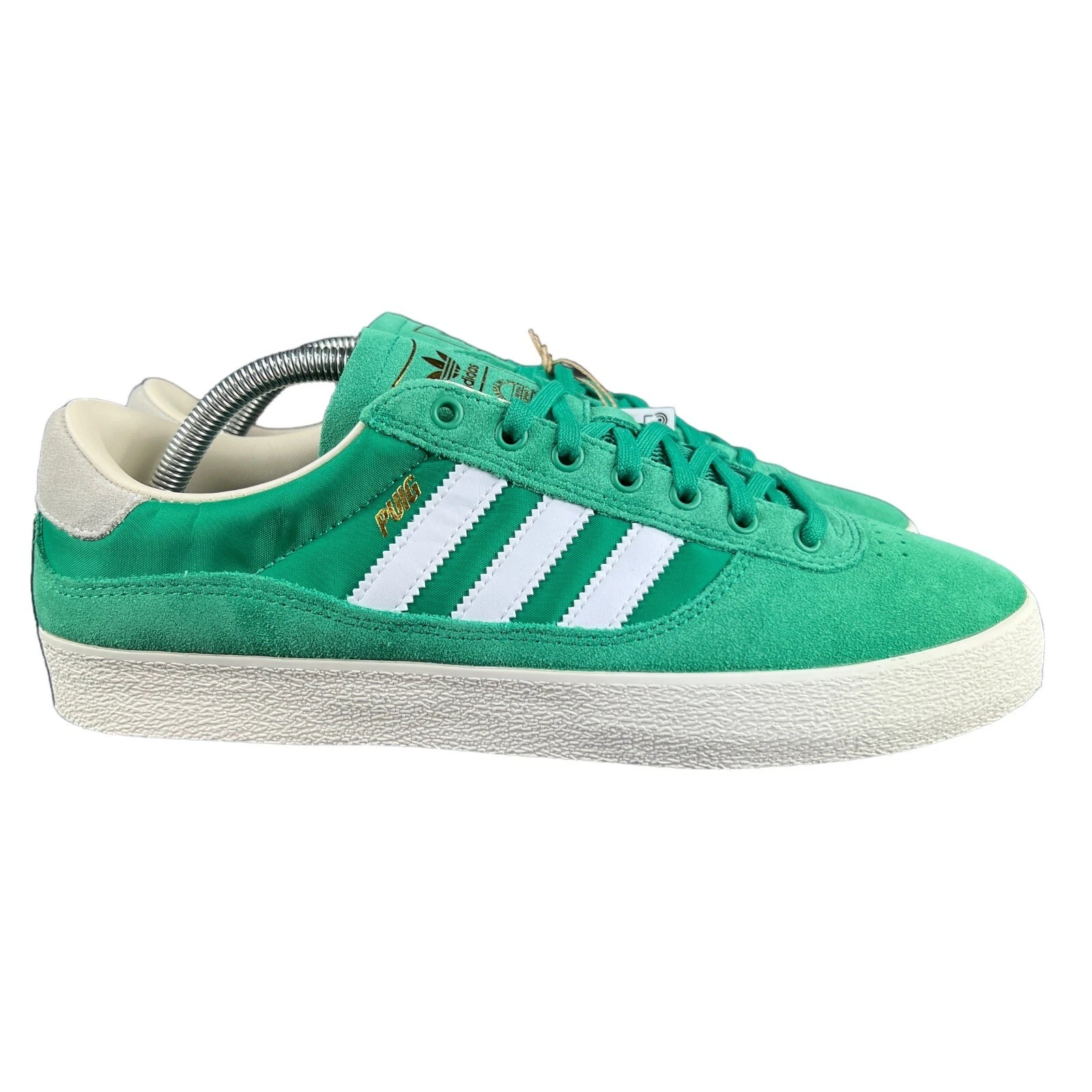 Adidas Puig Indoor Court Green White Skateboard Shoes HP9759 Men's Sz 9.5 - 11.5