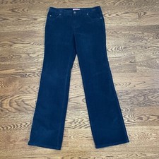 Vineyard Vines Corduroy Pants Womens Size 8 Navy Blue 5-Pockets Mid Rise 32 x 32