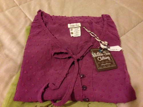 MATILDA JANE ARI SWISS DOT TOP NWT SECRET FIELDS WOMENS BLOUSE SOLDOUT XS XSmall - Picture 2 of 3