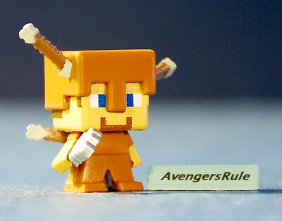 Mine Craft Collectible Mini Figures Dig In Series 4 Steve Arrow Damage