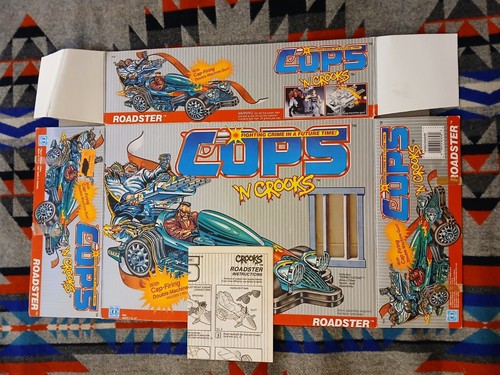 Cops N Crooks Roadster BOX + INSTRUCTIONS ONLY Complete Filecard Turbo Tutone