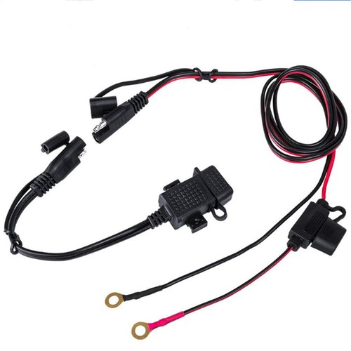 2.1A Motorcycle Mobile GPS Charger Adapter with SAE Socket USB Cable Waterproof - 第 6/16 張圖片