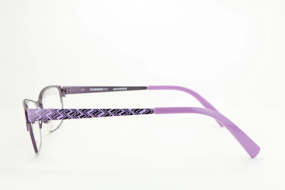 Marcos de gafas MARCHON NYC PAVILION 505 púrpura satinado/rosa 52-15-135 L451 Foto 4 de 4