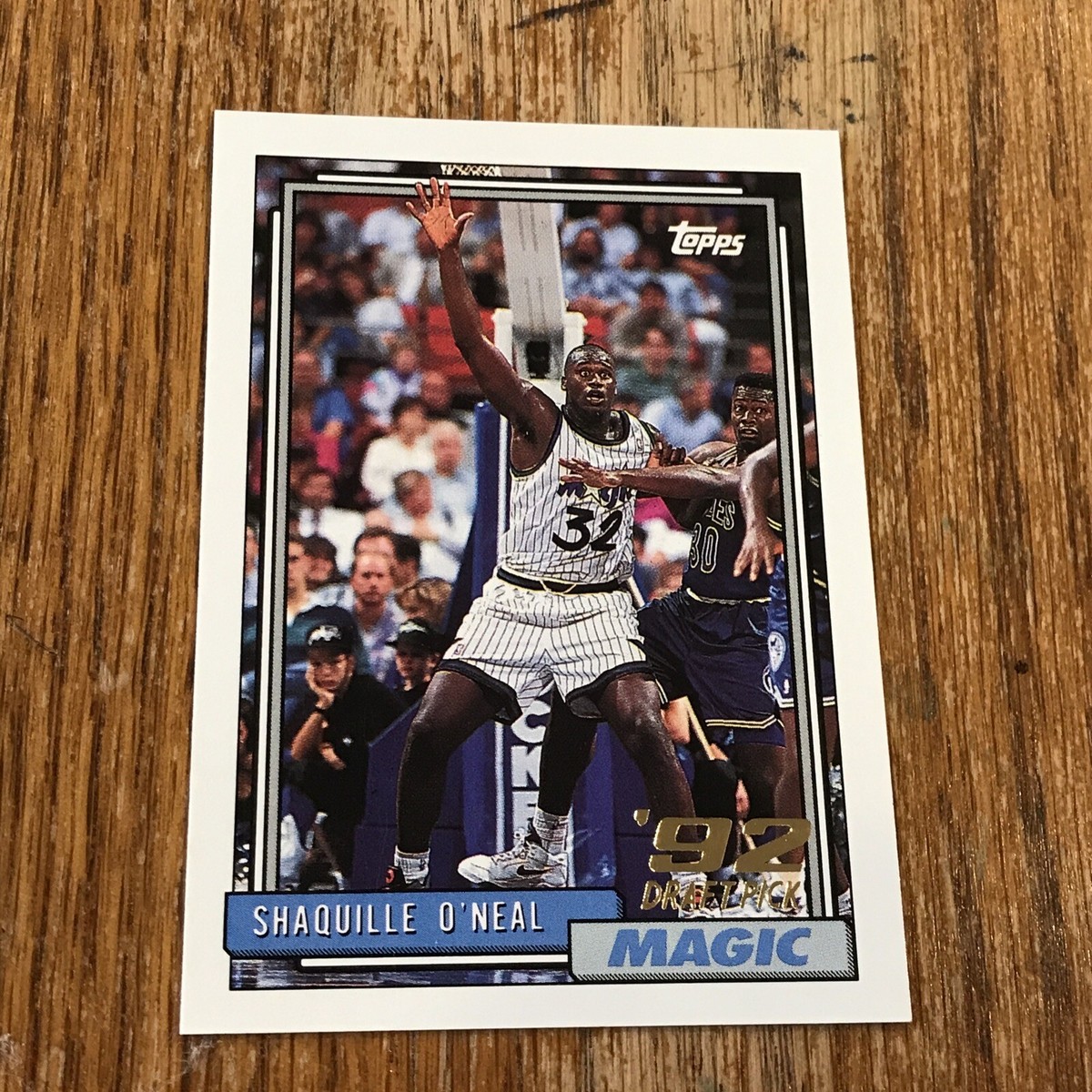 NBA 超貴重なSHAQ ルーキーカード！！ Shaquille O'Neal Rookie Card 1992-93 Topps # 362 Orlando Magic NM