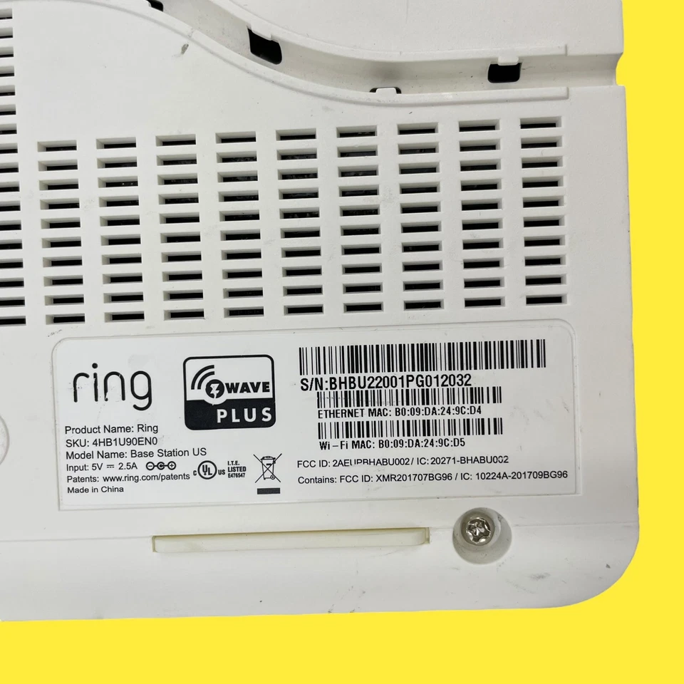 Lot of 4 FOR PARTS Ring Base Station 4HB1U9-0EN0 1st Gen #3339 z43 b16 - Image 3 of 4