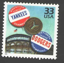 US. 3187j. 33c. World Series Rivals. 3187. Celebrate The Century. MNH. 1999