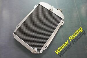Aluminum Radiator For Chevy Hot/Street Rod 6 Cylinder M/T 1939 Manual