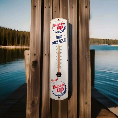 Bubble Up Vintage Style Thermometer merchandise No Porcelain souvenir Store give