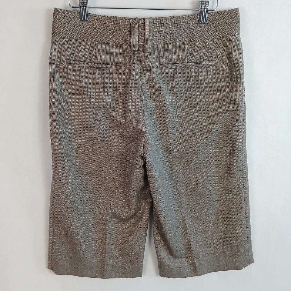 Bermudas para mujer Banana Republic Martin Fit de lana talla 8 espiga nuevas con etiquetas Foto 2 de 4