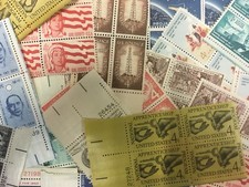 25 - ALL Different 4 cent PLATE blocks US MINT POSTAGE stamp lot collection