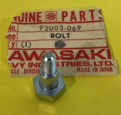 ⭐︎SHOO⭐︎ Kawasaki NOS NEW 92003-069 Hex Head Bolt 6mm F6 F7 G4 G5 KE
