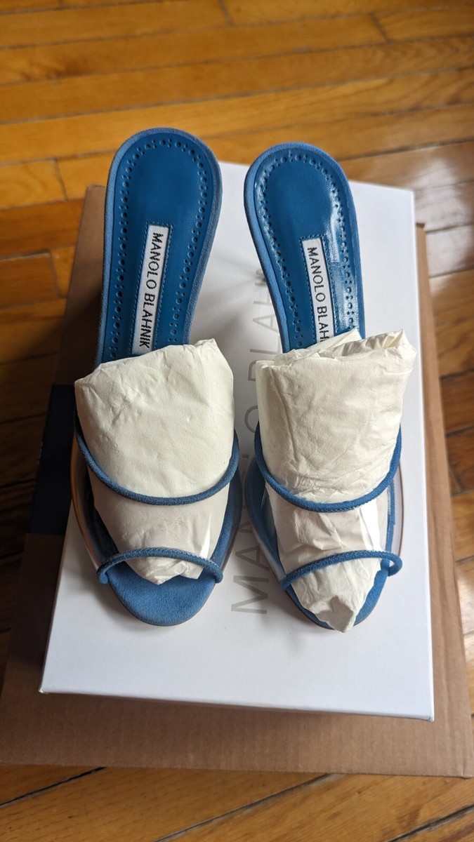 MANOLO BLAHNIK ネイビー スエード ミュール36ハーフ(HI:)様 MANOLO BLAHNIK ネイビー スエード ミュール36ハーフ(HI:)様