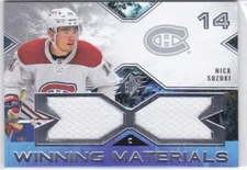 2021/22 SPX..NICK SUZUKI..WINNING MATERIALS..CANADIENS..FREE COMBINED SHIP