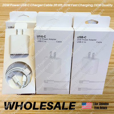 Wholesale PD 20W Fast Charger USB C Adapter Cable For iPhone 14/13/11/12/Pro Max