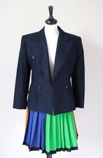 Georges Rech Jacket Blue Blazer Wool vintage 1980s - Uk 10