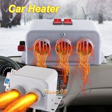600W Heater Portable Heating Cooling Fan Defroster Demister for Car Truck 12V