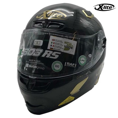 CASCO MOTO INTEGRALE X-LITE X-803 ULTRA CARBON RS GOLDEN EDITION NERO/ORO  LUCIDO | eBay