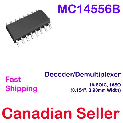 MC14556B Dual Binary to 1-of-4 Inverting Decoder/Demultiplexer IC 16-SOIC OnSemi