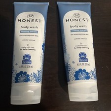 2 Pack The Honest Co Body Wash Soothing Therapy 8 oz for Eczema Prone Skin