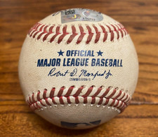 Zach Dezenzo Astros Game Used WALK Baseball 8/16/2024 White Sox Toussaint BB #2