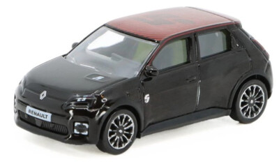 ミニカー Norev Renault 5 e-tech 100% electric Norev 2024 Renault 5 E Tech 100 Electric Black 1:64 Scale 3