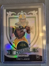 2021 Prizm Draft Picks Trey Lance Silver Prizm Crusade Rookie RC #164 M155