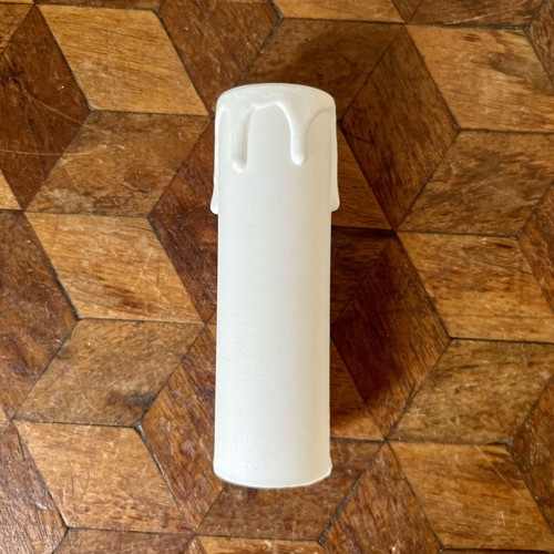 85mm x 23mm Candle Drip Sleeve Tube Plastic Chandelier Wall Light Lamp Sconce B - Picture 4 of 9