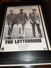 The Lettermen Rare Original Promo Poster Ad Framed! #4