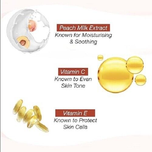 Lakme Peach Milk Moisturizer Body Lotion 60ml - Bild 4 von 5